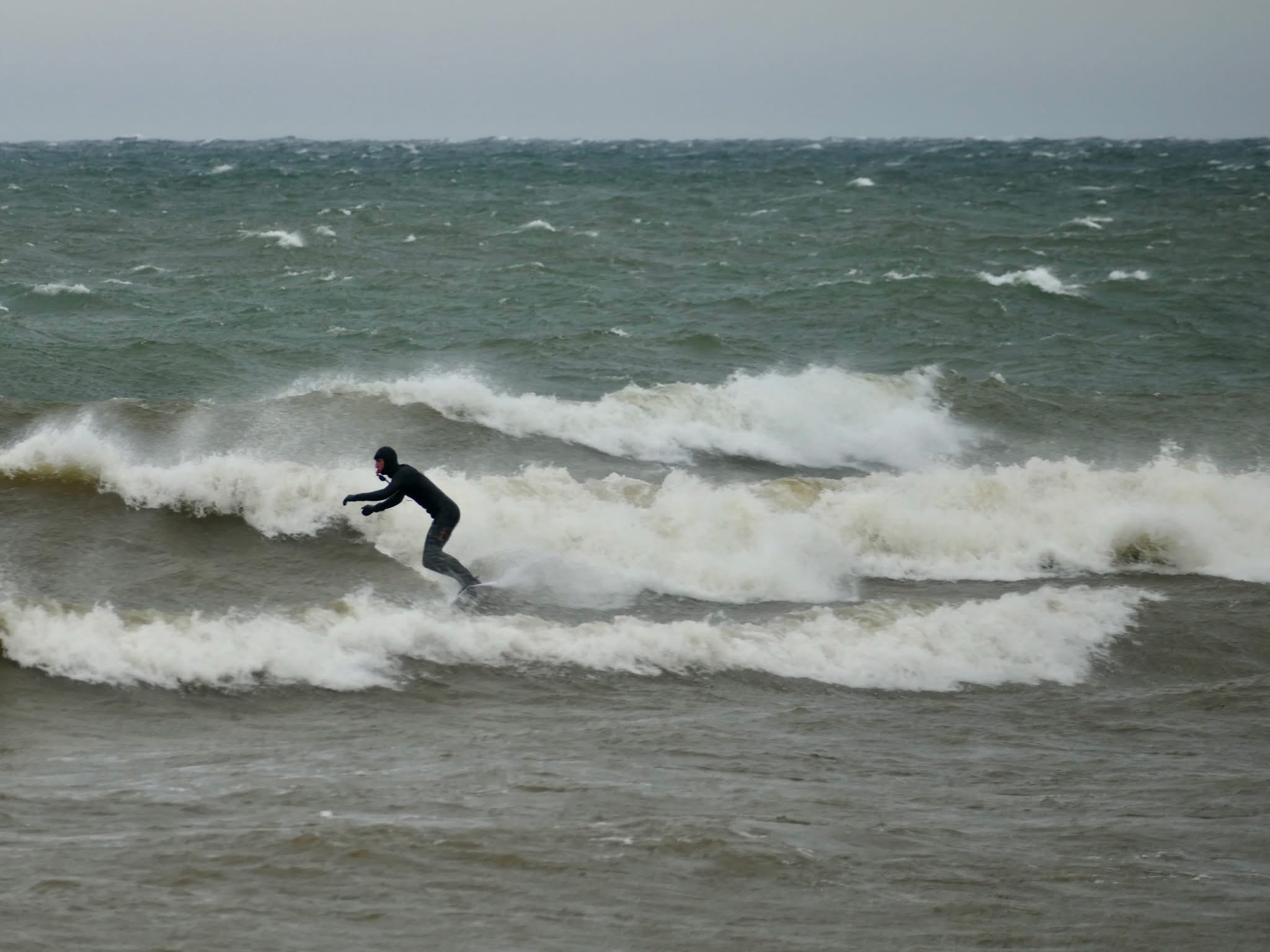 Surfing on Lake Ontario